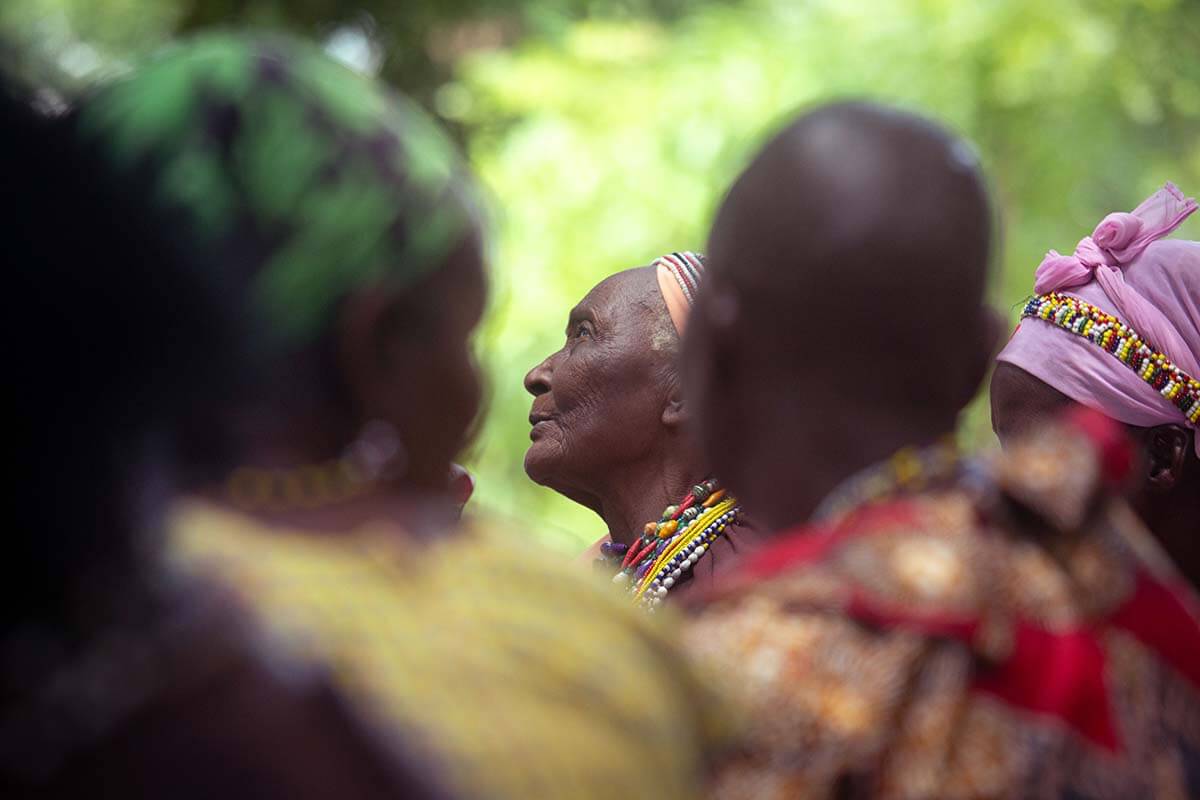 Elders gather in Tharaka to share sacred stories and revive traditional knowledge systems. Photo: Rory Sheldon